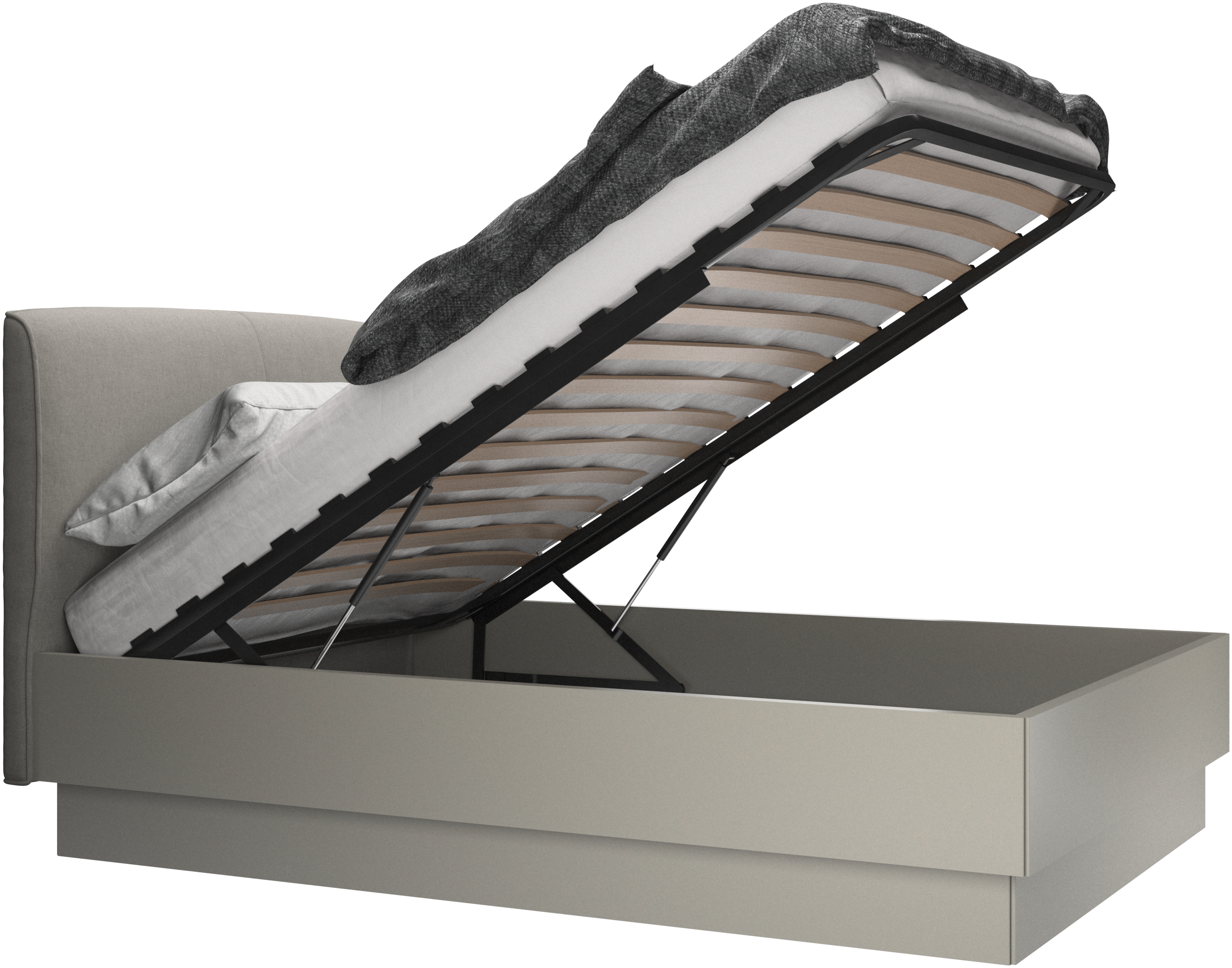 取付無料！ボーコンセプト ルガーノ サイドテーブル付きシングルベッドフレーム✨ 取付無料！ボーコンセプト ルガーノ サイドテーブル付きシングルベッド